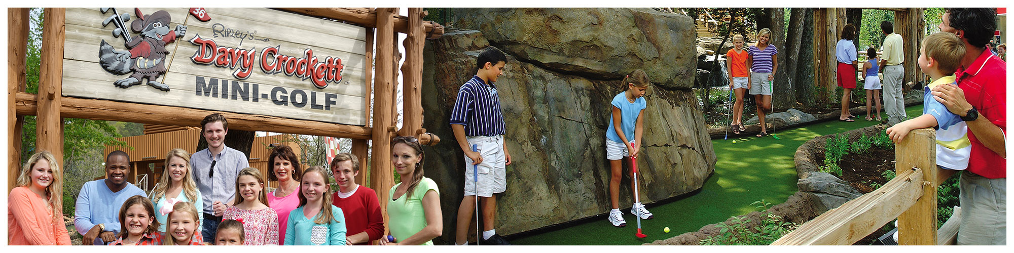 Ripley's Davy Crockett Mini-Golf (Header Background) | Gatlinburg Attractions