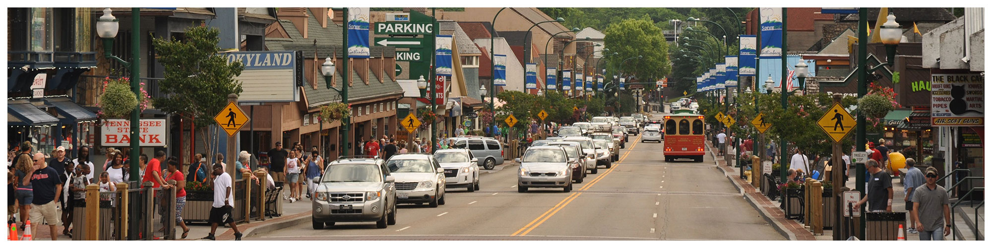 Parking Map (Header Background) | Gatlinburg Attractions